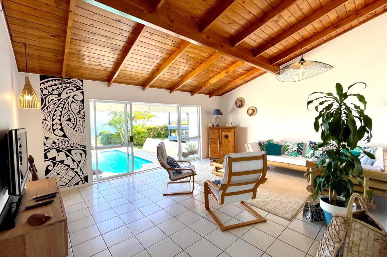 Villa Tiare Amazing View - Private Pool - 4 Bedrooms- Up To 7 Pers Punaauia  Bagian luar foto