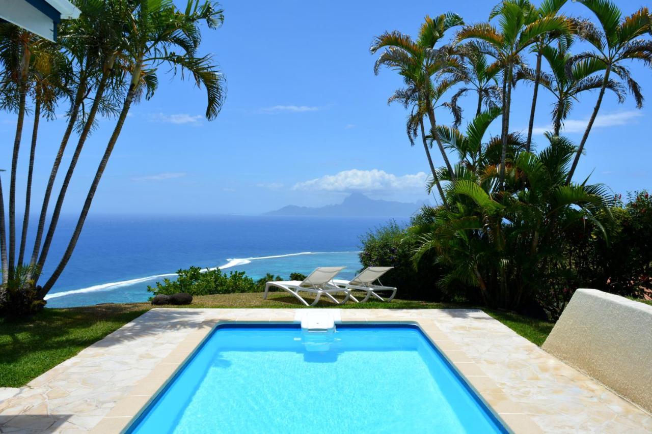 Villa Tiare Amazing View - Private Pool - 4 Bedrooms- Up To 7 Pers Punaauia  Bagian luar foto